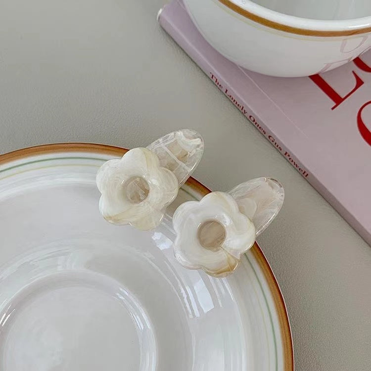 2-set Hårspenne Cute Flower