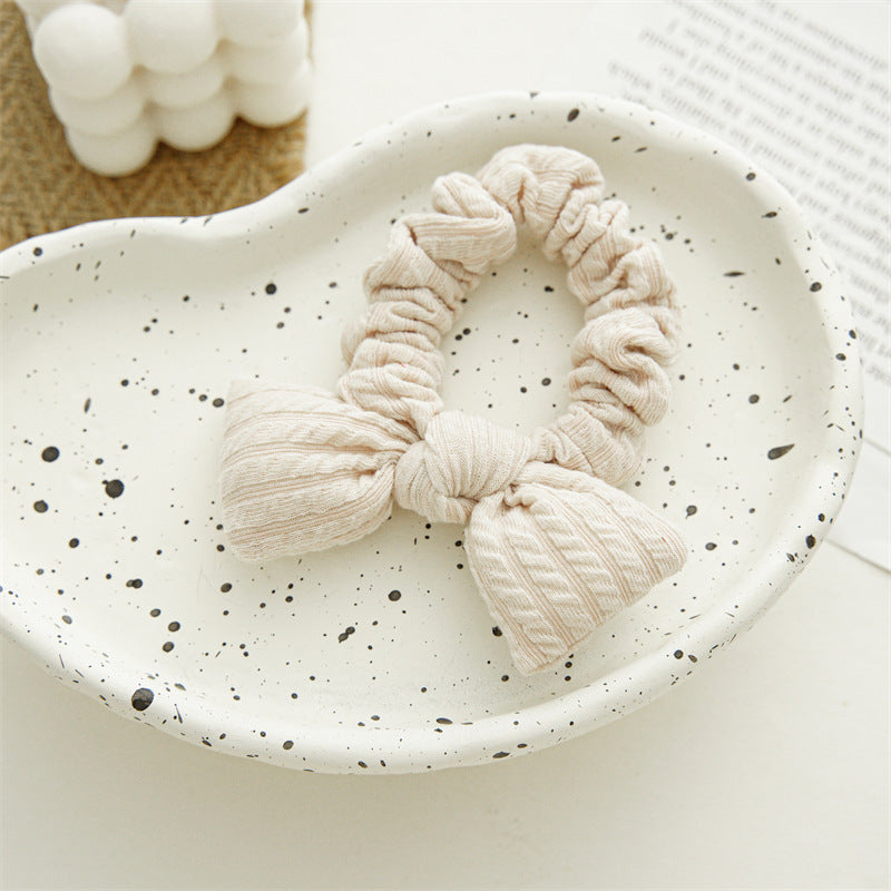 Scrunchie Kordfløyel m/Sløyfe 8cm