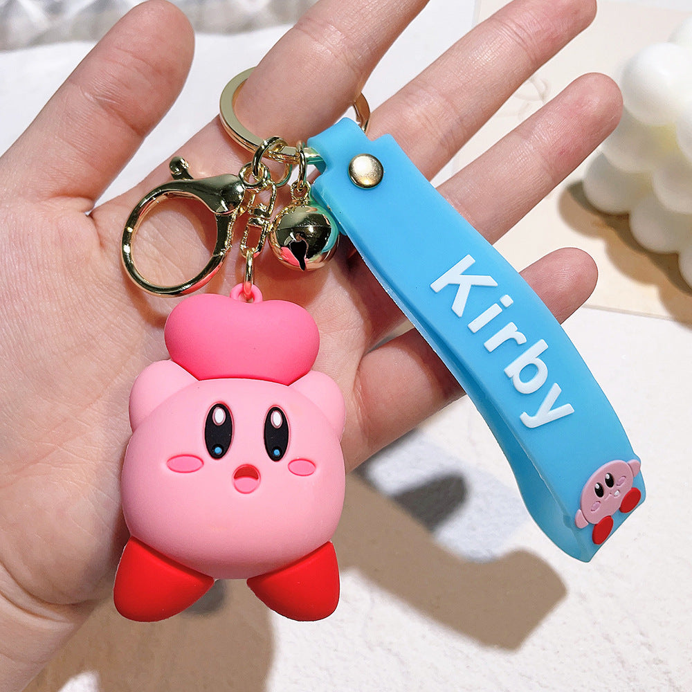 Kirby PVC Figure & Charm Keychain
