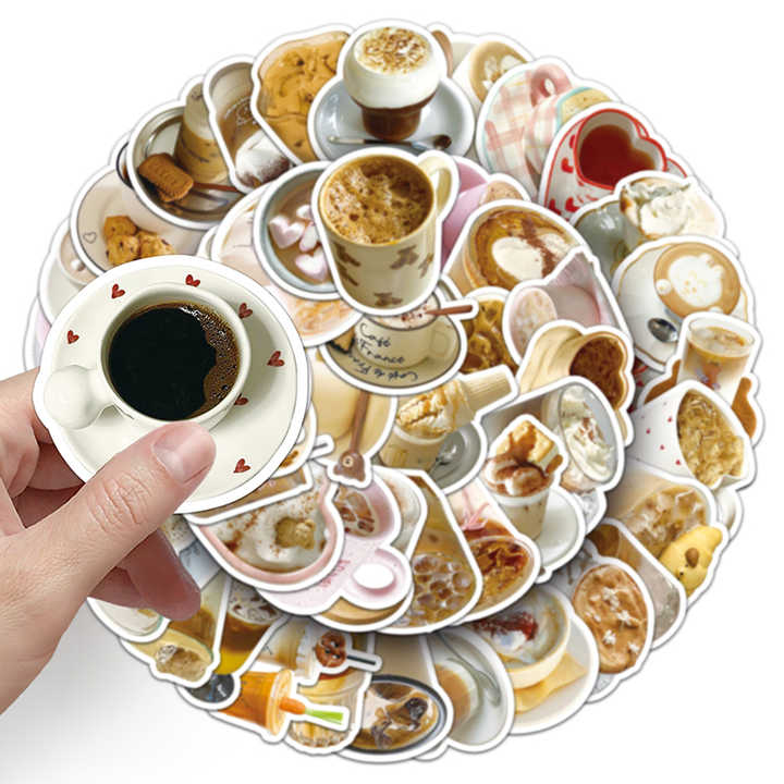 Sticker Flakes Hot Beverage