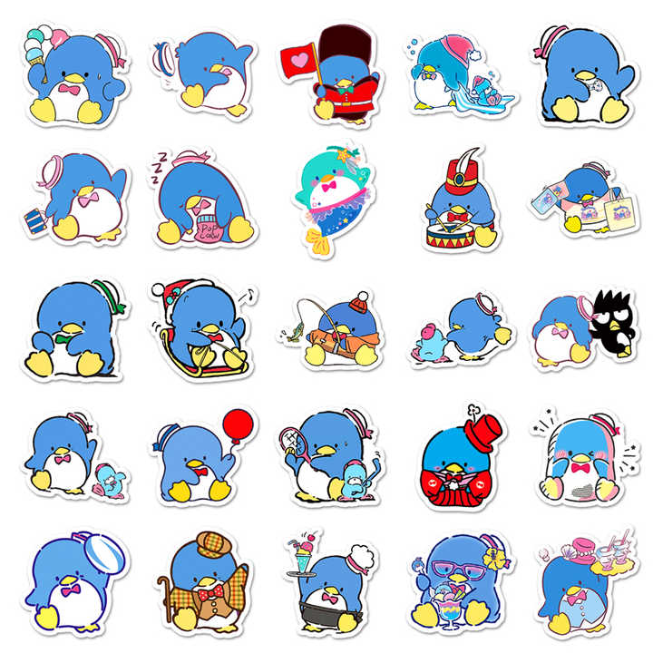 Sticker Flakes Tuxedo Sam