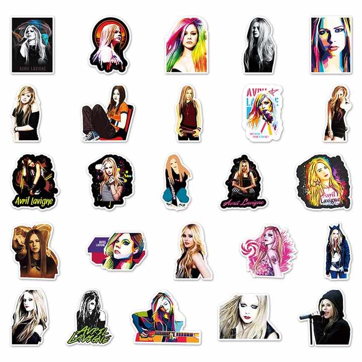 Sticker Flakes Avril Lavigne