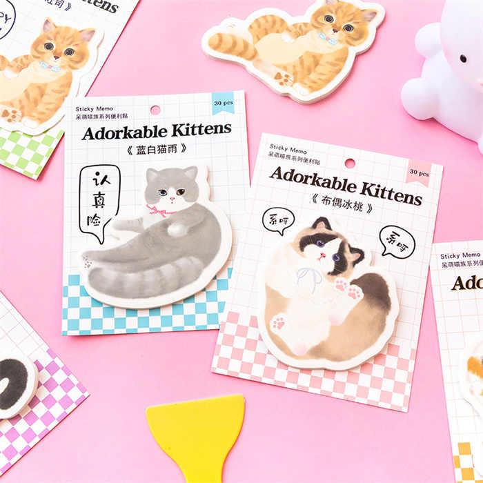 Sticky Notes Adorable Kittens 30-ark