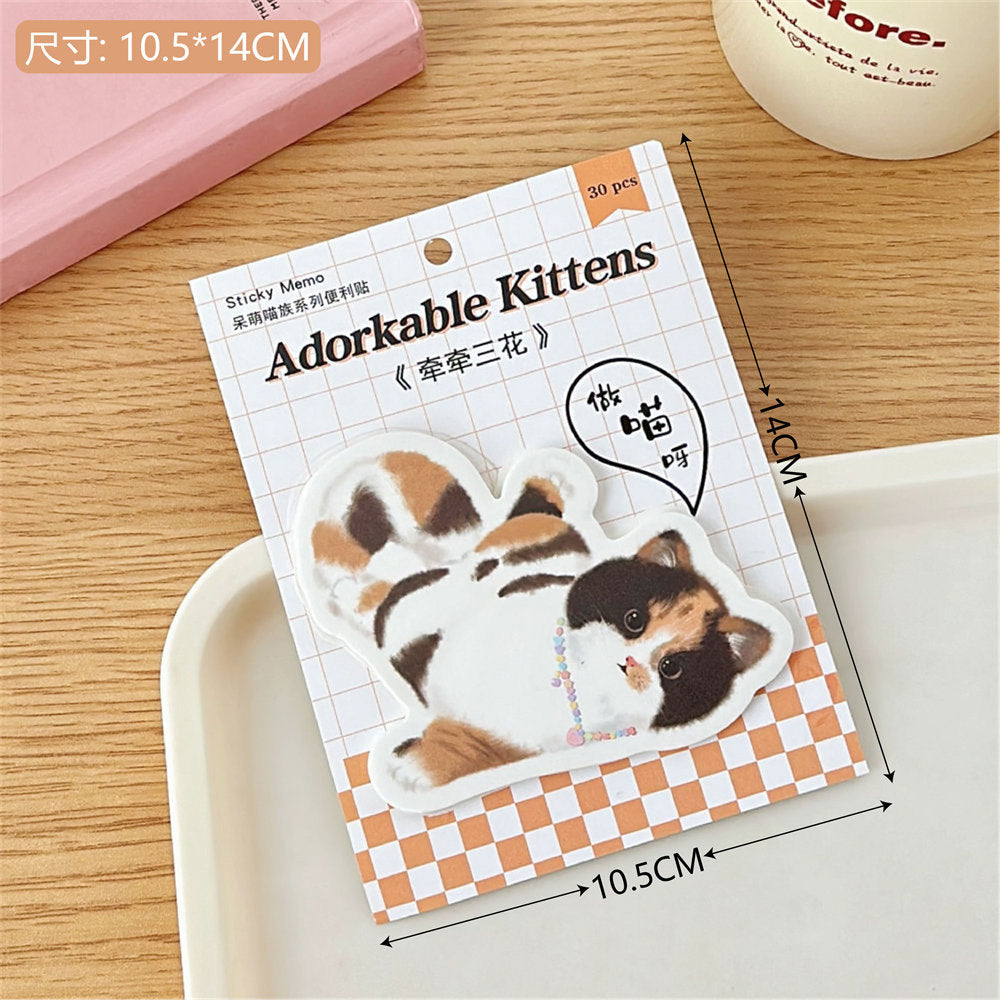 Sticky Notes Adorable Kittens 30-ark