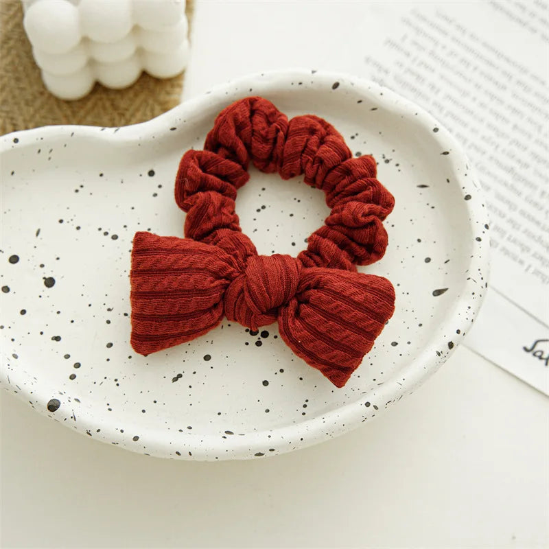 Scrunchie Kordfløyel m/Sløyfe 8cm