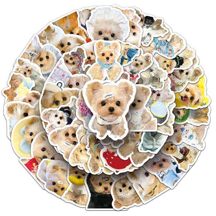 Sticker Flakes Yorkshire Terrier