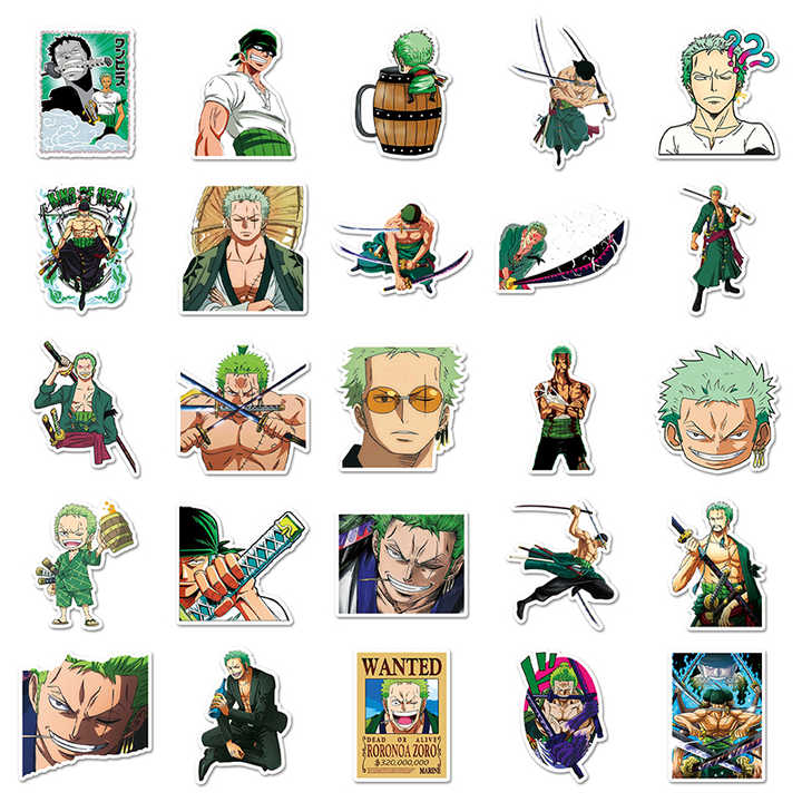 Sticker Flakes Zoro One Piece