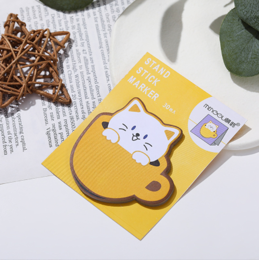 Sticky Notes Cute Cup Cat 30-ark