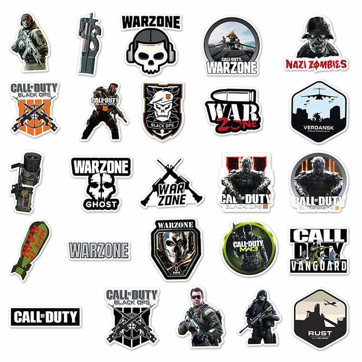 Sticker Flakes Call of Duty