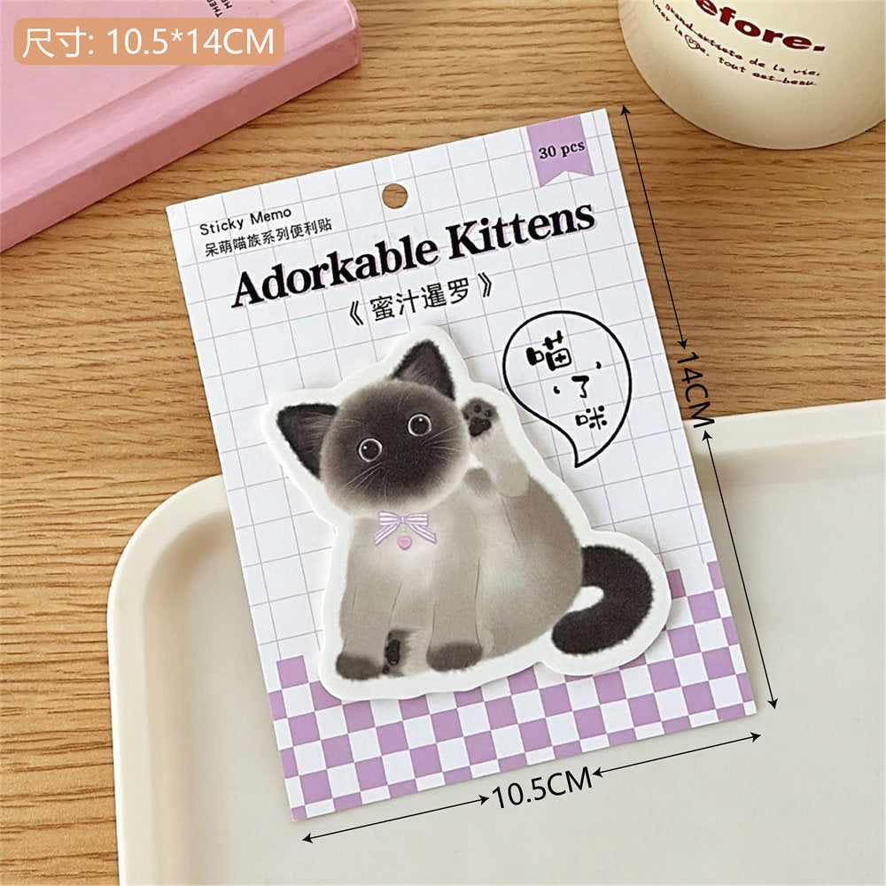 Sticky Notes Adorable Kittens 30-ark