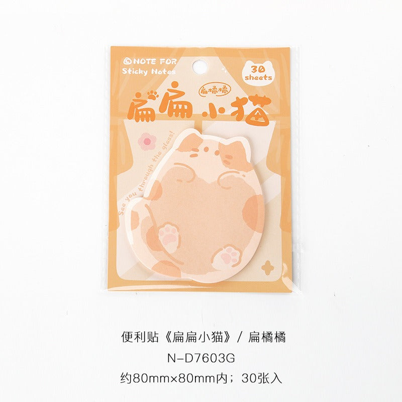 Sticky Notes Chubby Kitten 30-ark