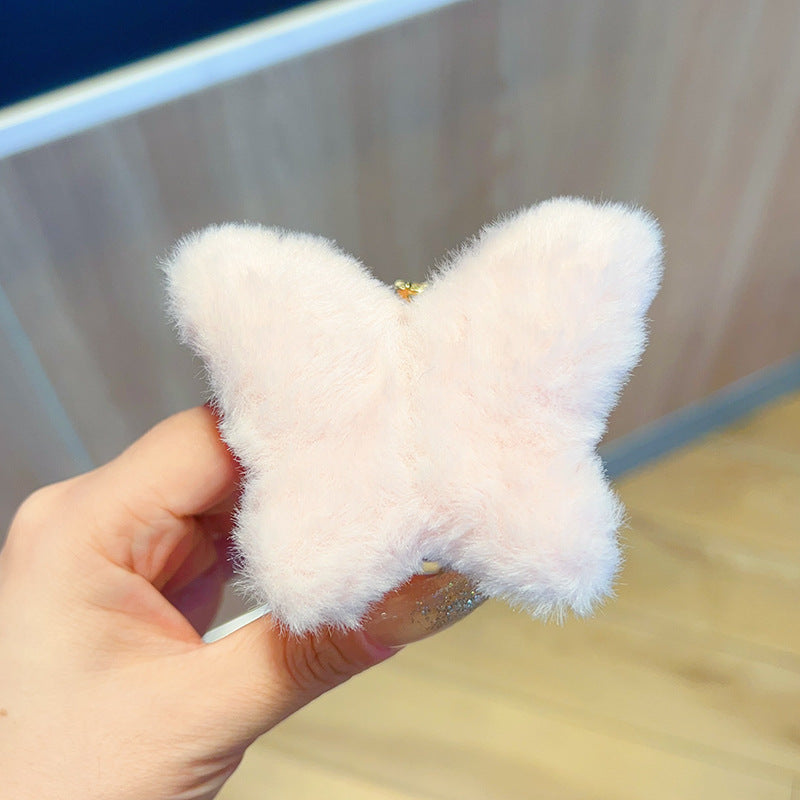 Hårklype Fluffy Butterfly