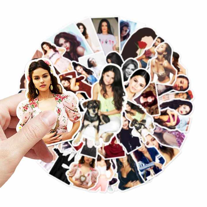 Sticker Flakes Selena Gomez