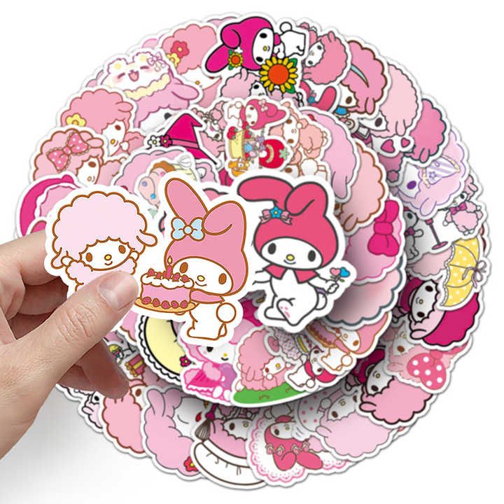 Sticker Flakes My Sweet Piano Sanrio