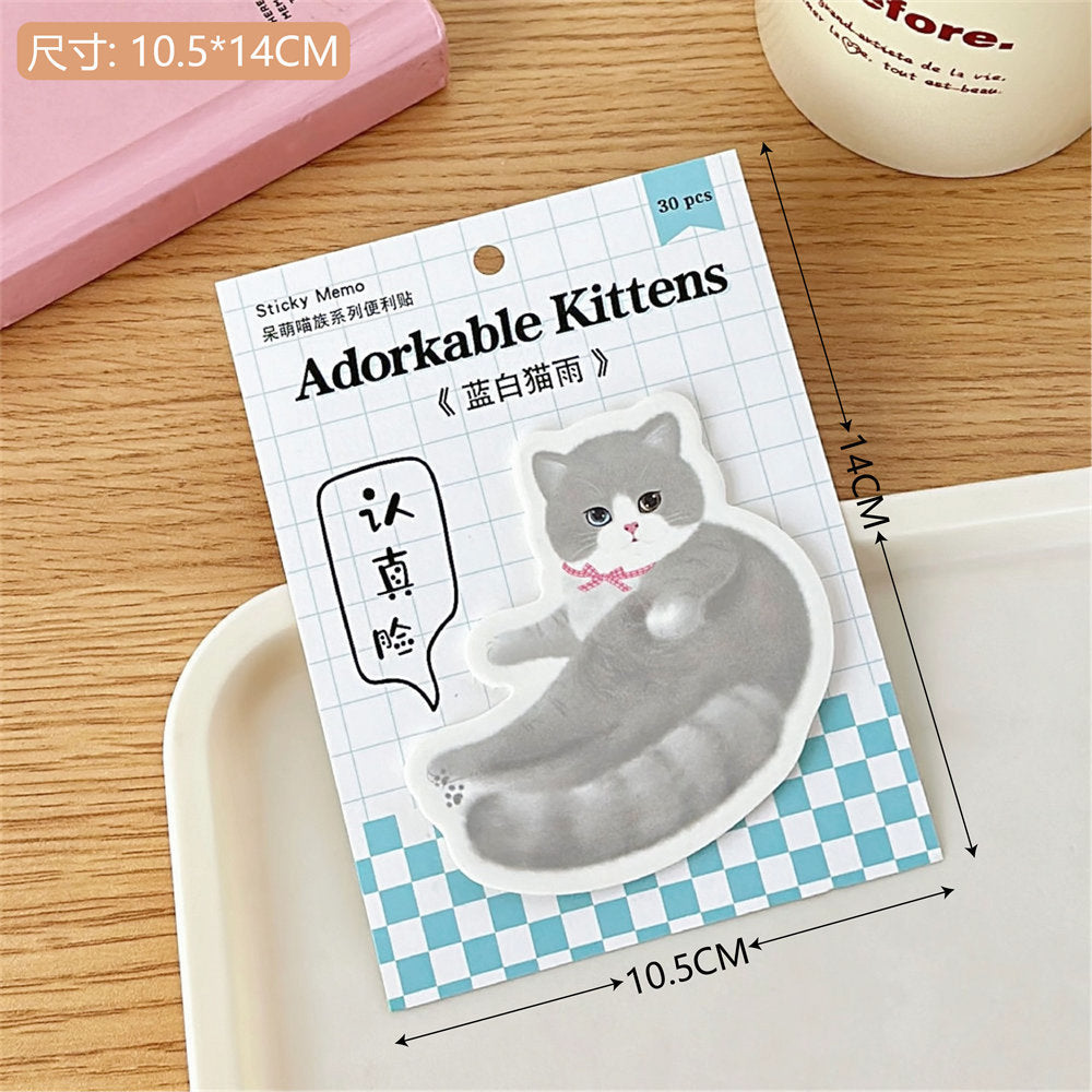Sticky Notes Adorable Kittens 30-ark