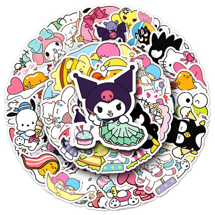 Sticker Flakes Sanrio Friends