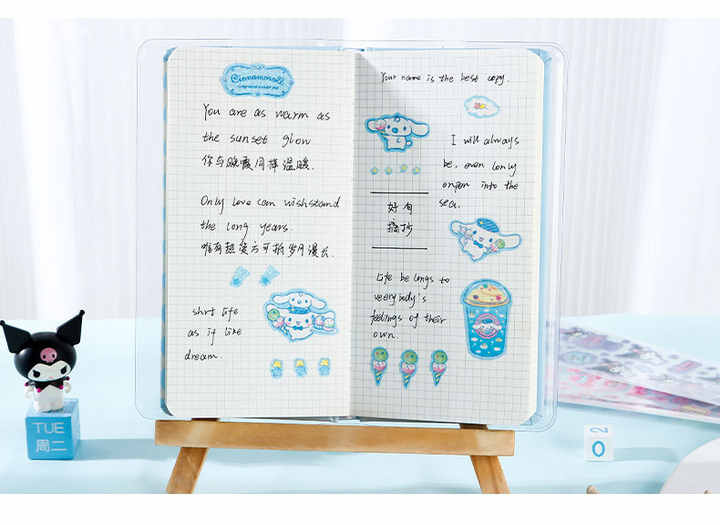 Sticker Long Sheet Glitter Sanrio