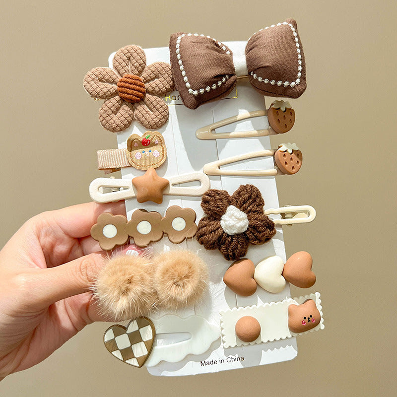 12-Pakning Hårspenner Variety Set Neutral Dreams