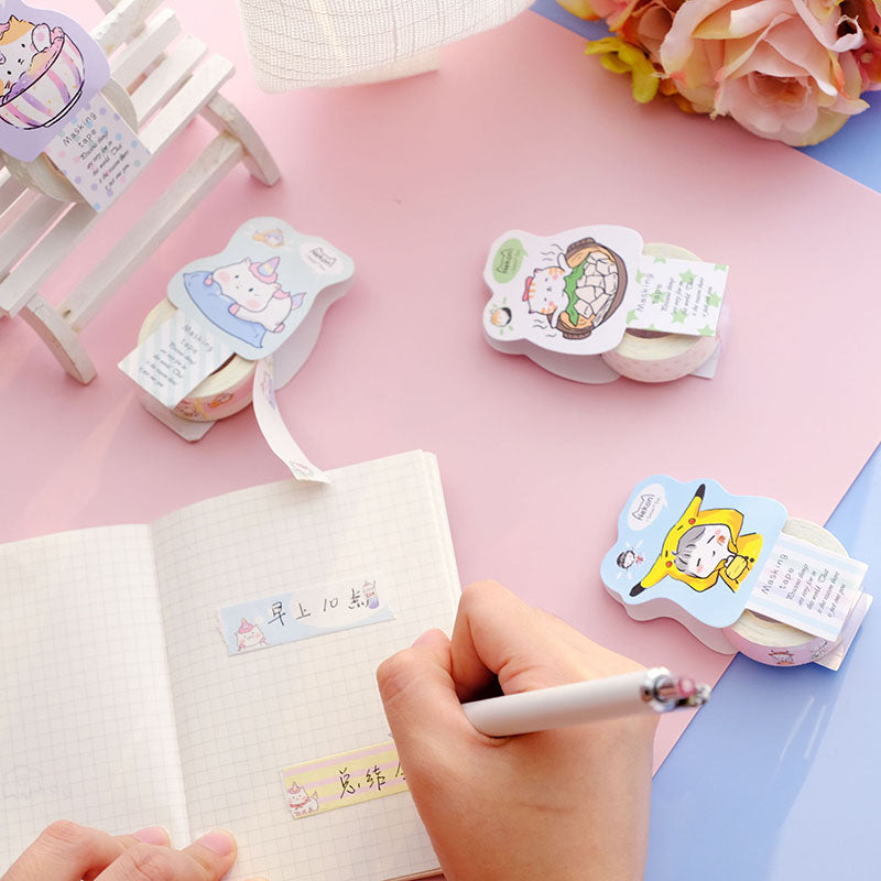 Washi Tape Masking Tape Cute Animals (NEKONI)