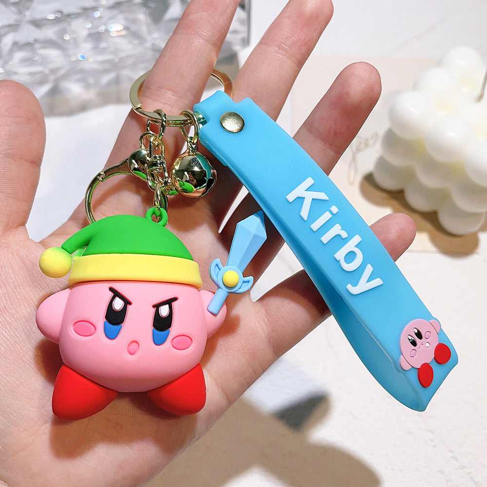Kirby PVC Figure & Charm Keychain