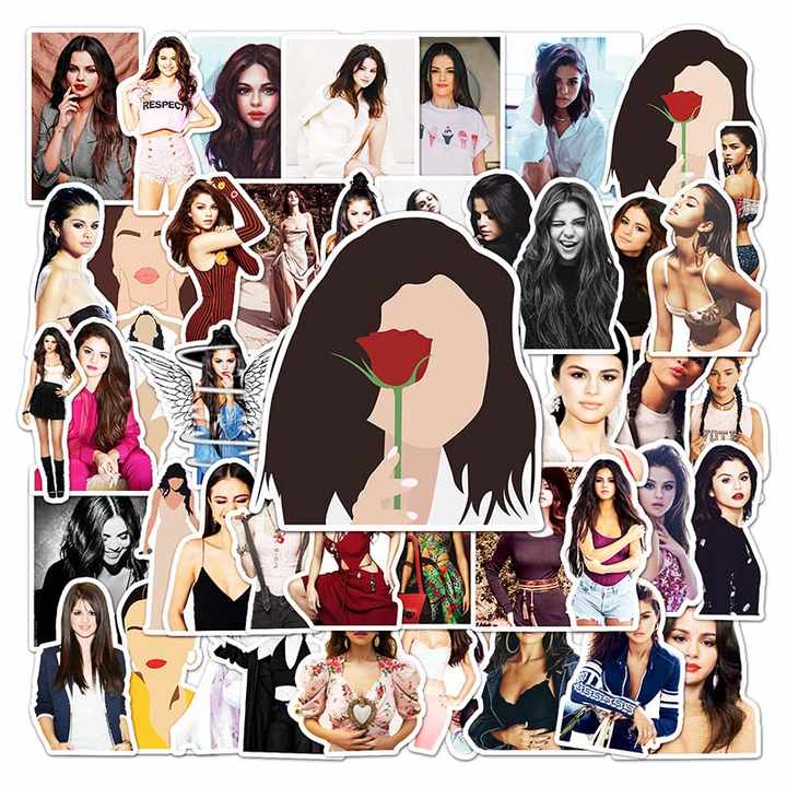 Sticker Flakes Selena Gomez