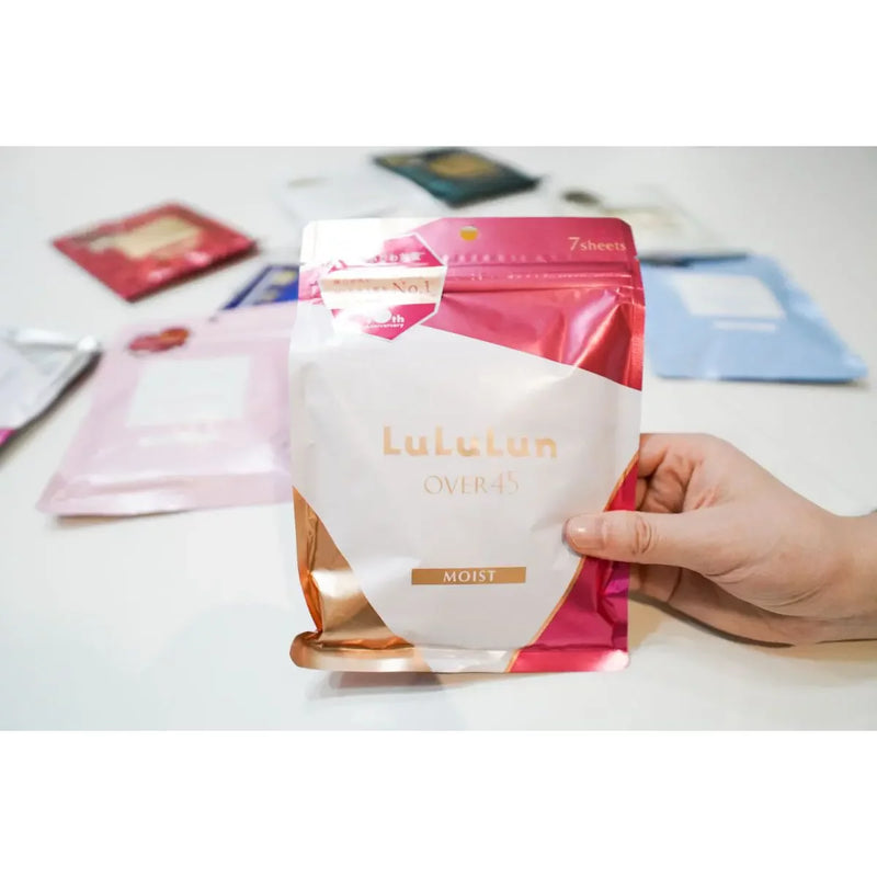 Lululun Over 45 Anti-Wrinkle Moist Face Mask 7 Sheets (LuLuLun)