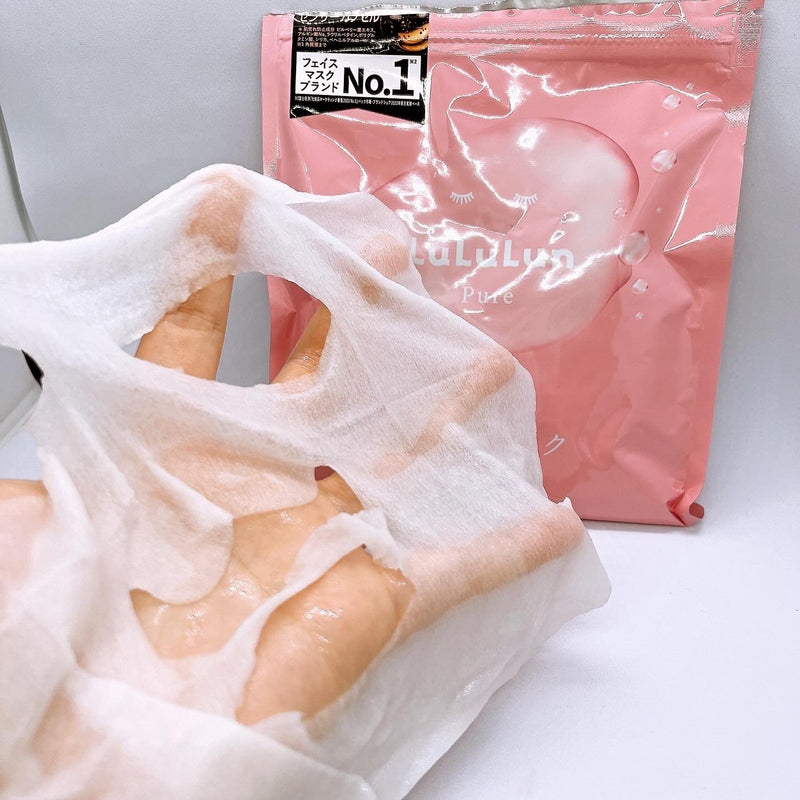 Lululun Pure Pink Everys Daily Facial Mask for Dry Skin (LuLuLun)