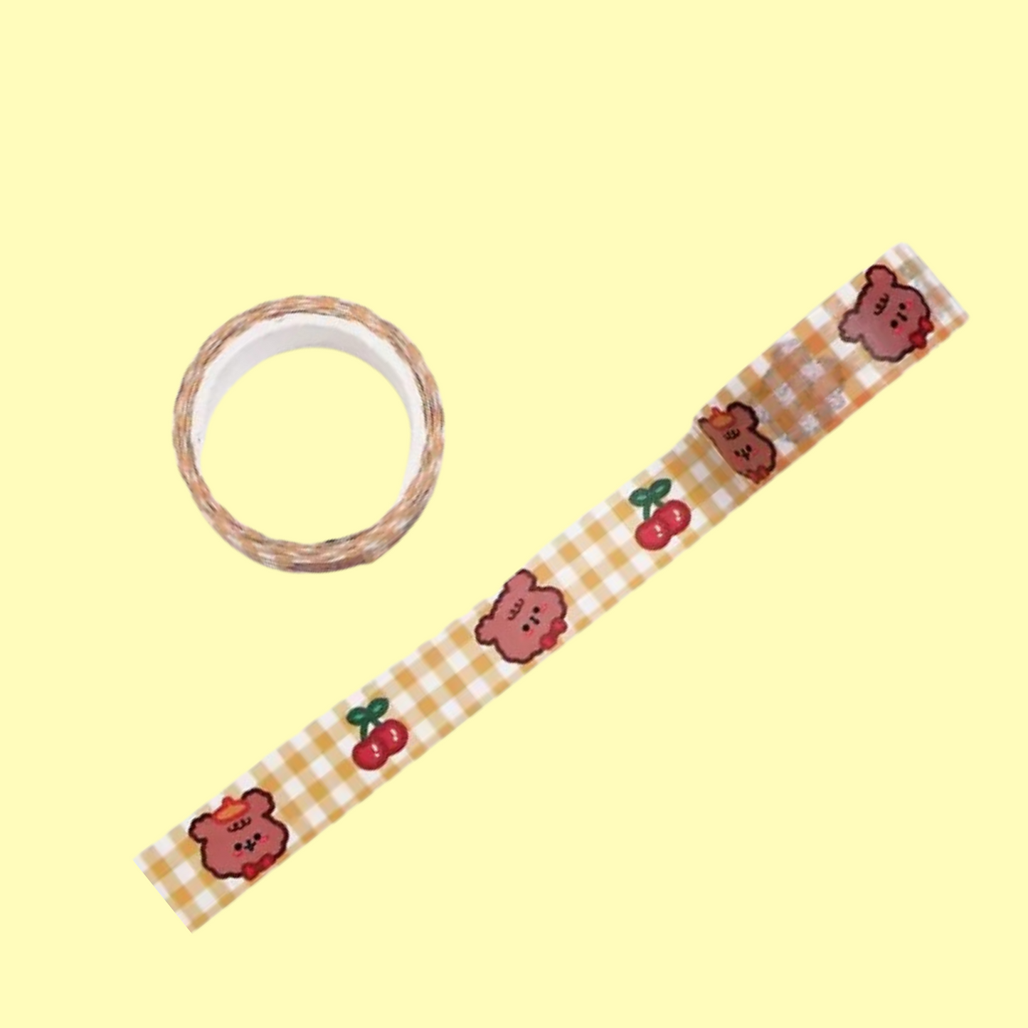 Kawaii Character Washi Tape Masking Tape