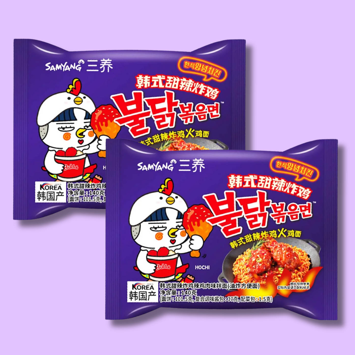 Buldak Sweet & Spicy Fried Chicken Ramen 140g (SAMYANG)