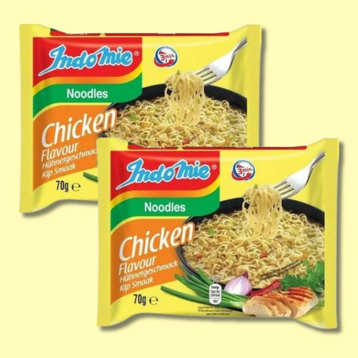 Instant Noodles Chicken Flavour 70g (INDOMIE)