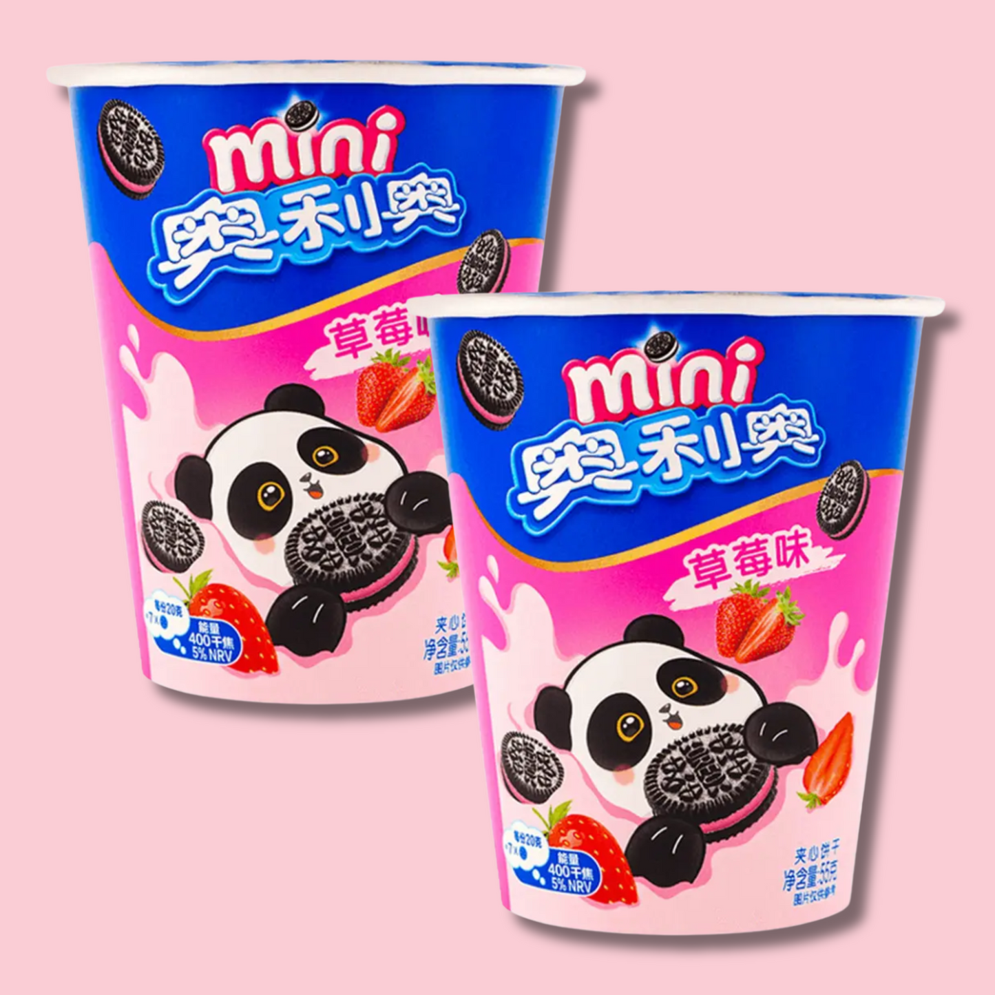 Oreo Sandwich Cup Strawberry Mini 55g DATOVARE