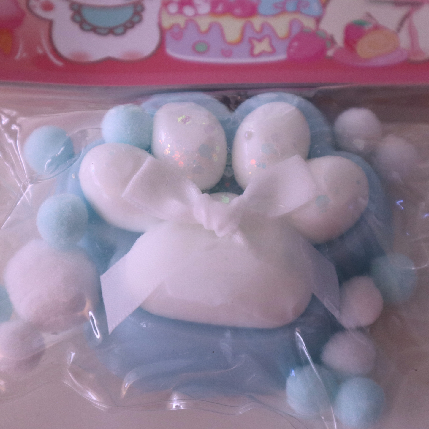 Taba Squishy Cat Paws with Pompom 7cm
