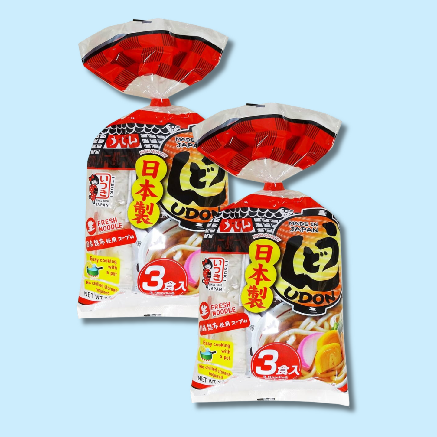 Udon Noodle w/soup 627g 3 portion (ITSUKI) DATOVARE