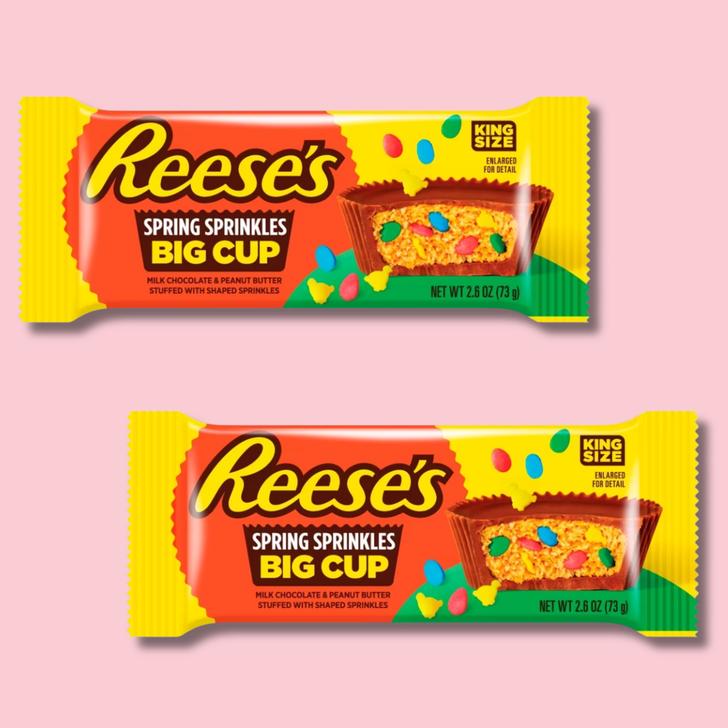 Reese’s Peanut Butter Sprinkles Big Cup Kingsize 73g