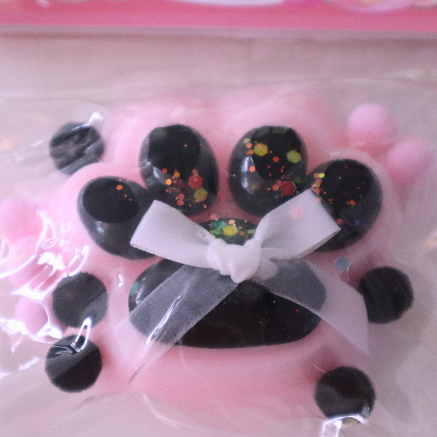 Taba Squishy Cat Paws with Pompom 7cm