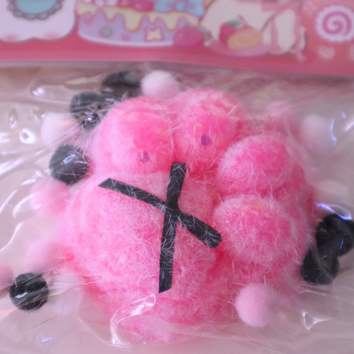 Taba Squishy Cat Paws with Pompom 7cm
