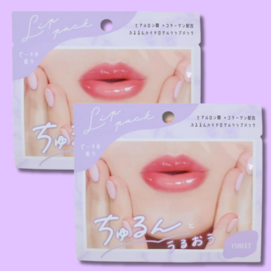 Duftende Leppemaske Shiny Lip Purple Peach (KAMIO)