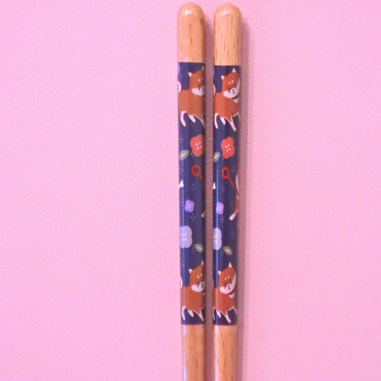 Japansk Wakasa Lacquered Chopsticks Dishwashable Shiba-Inu 21cm (Daiso)