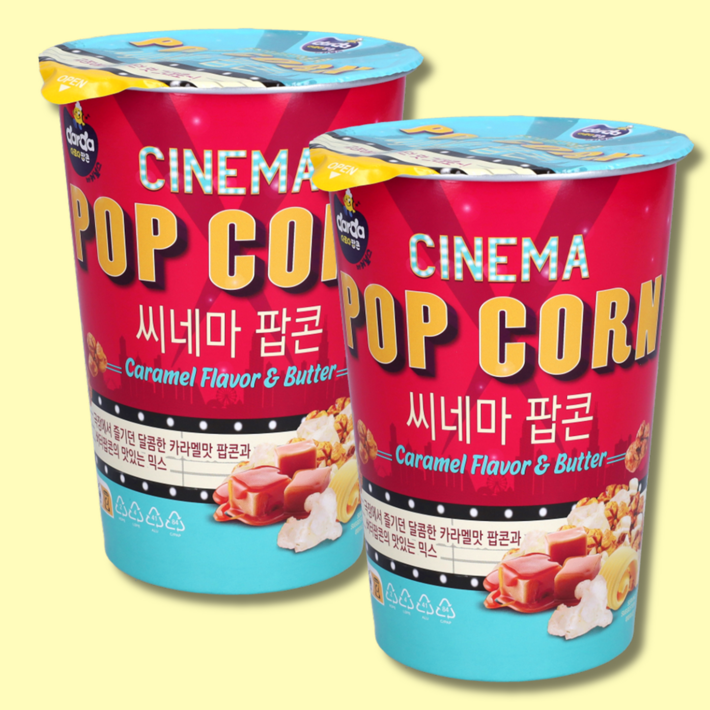Cinema Popcorn Caramel & Butter 43g (DARDA)