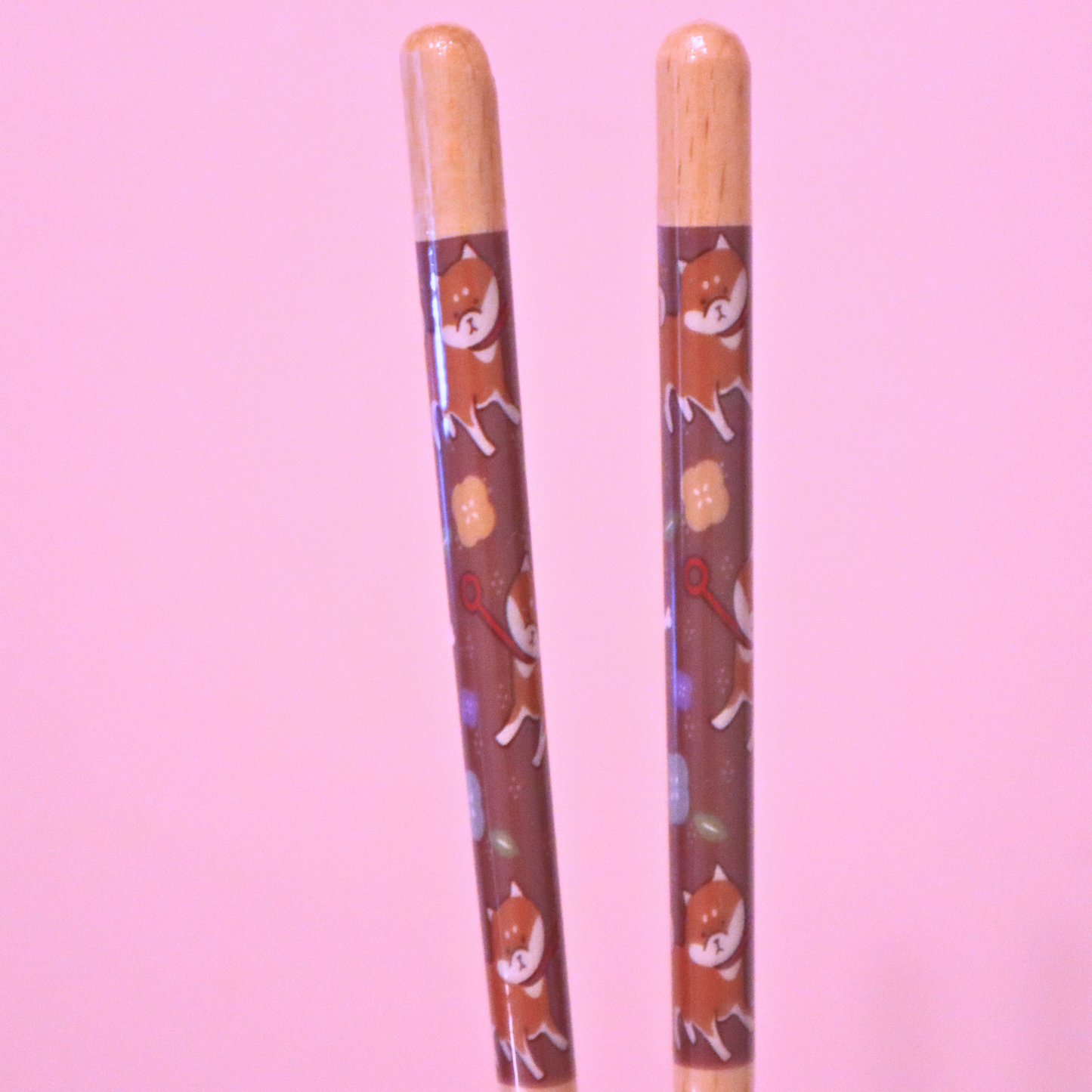 Japansk Wakasa Lacquered Chopsticks Dishwashable Shiba-Inu 21cm (Daiso)