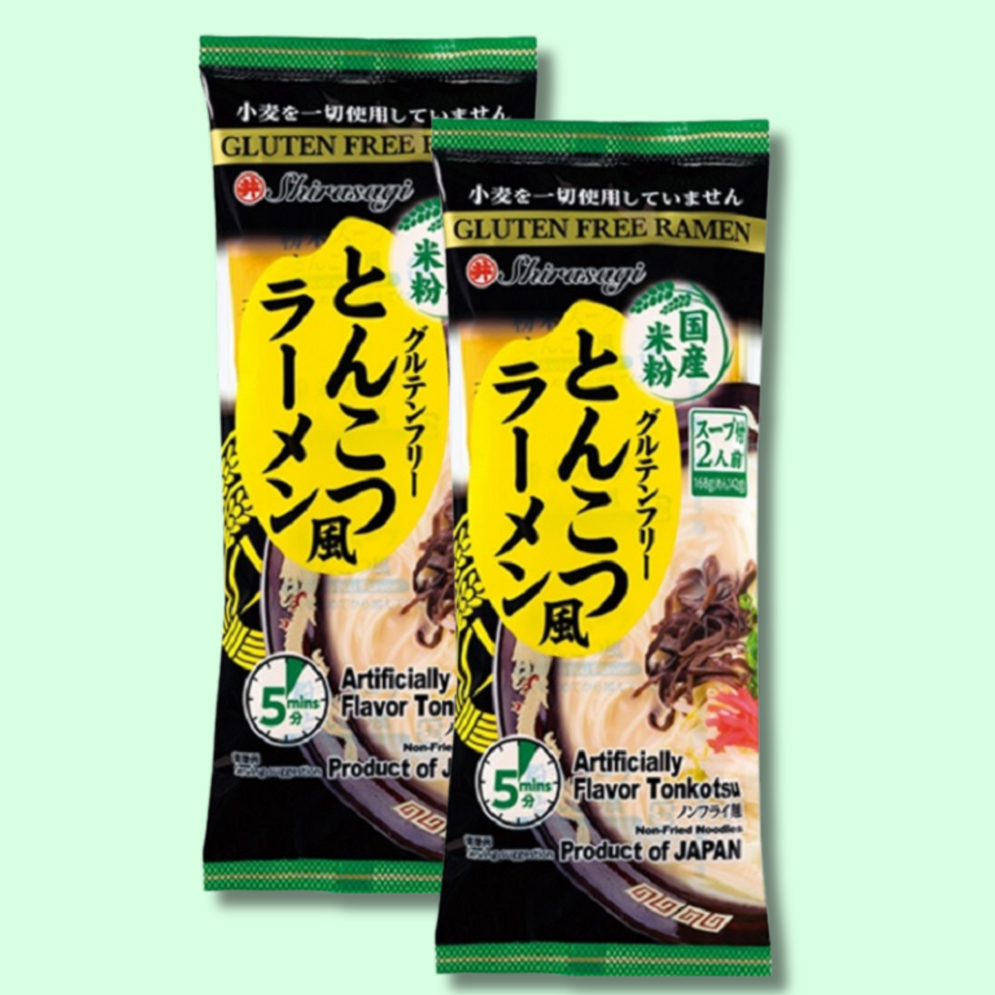 GLUTEN FREE Tonkotsu Ramen w/Soup 2 Servings 168g (TOA) DATOVARE