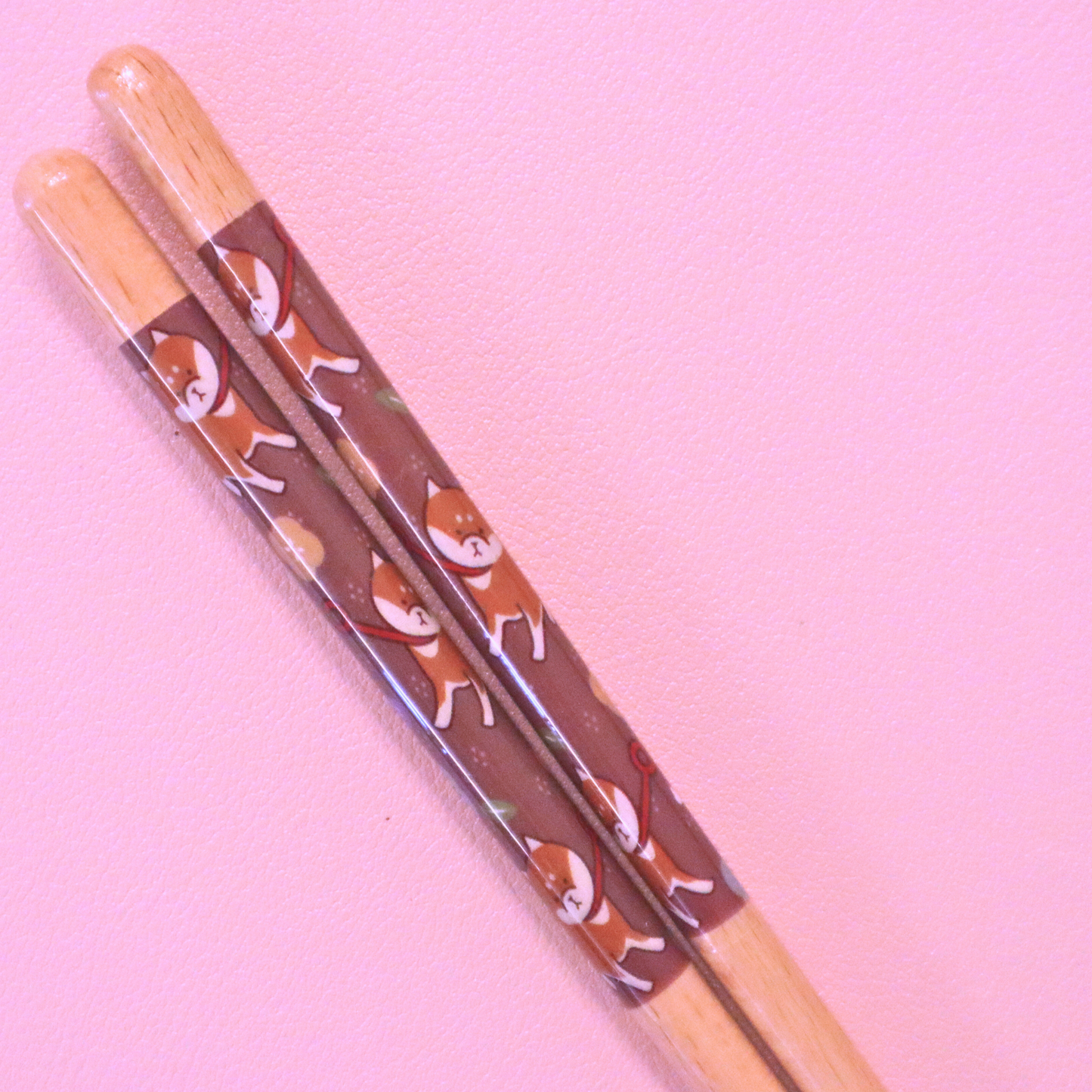 Japansk Wakasa Lacquered Chopsticks Dishwashable Shiba-Inu 21cm (Daiso)