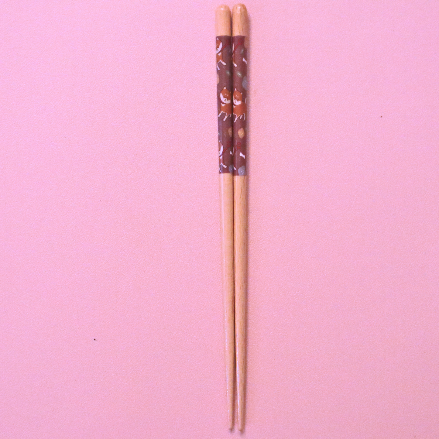 Japansk Wakasa Lacquered Chopsticks Dishwashable Shiba-Inu 21cm (Daiso)