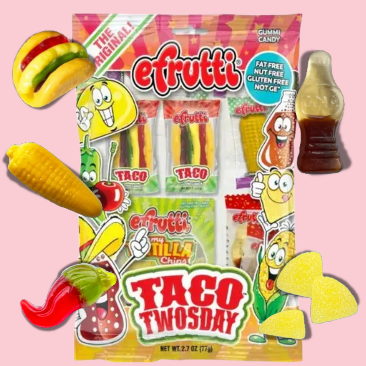 Gummi Taco Twosday Bag 77g (eFrutti)