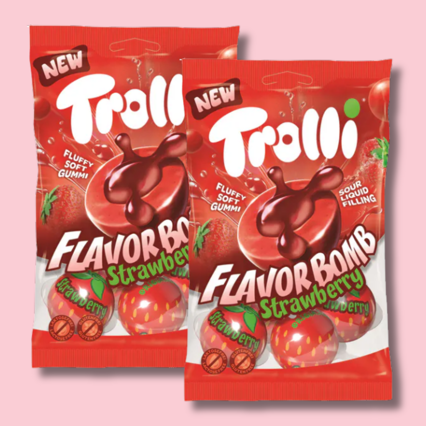 Flavorbomb Strawberry 75g (TROLLI)
