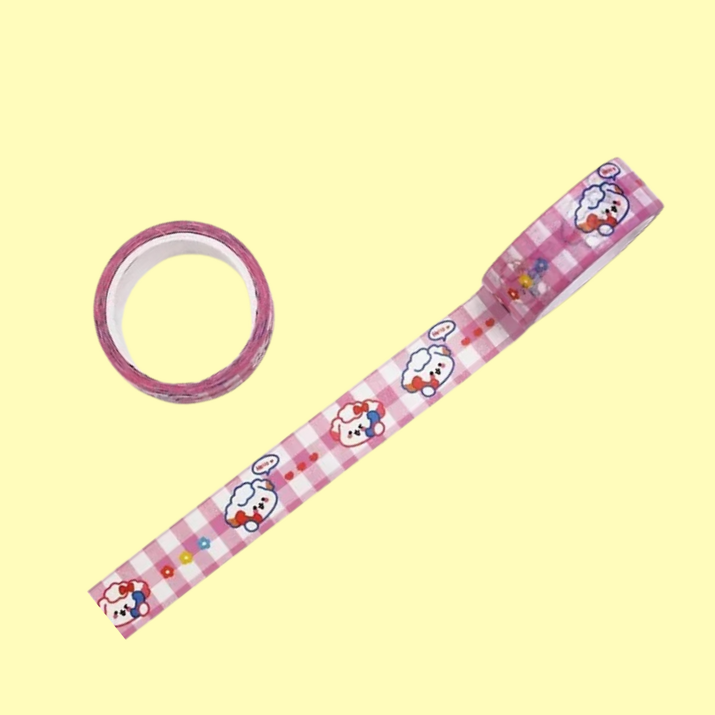 Kawaii Character Washi Tape Masking Tape