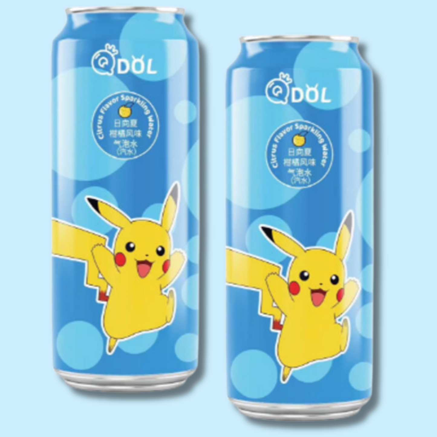 Pokemon Pikachu Hyuganatsu Citrus Sparkling Water 500ml (QDOL) DATOVARE