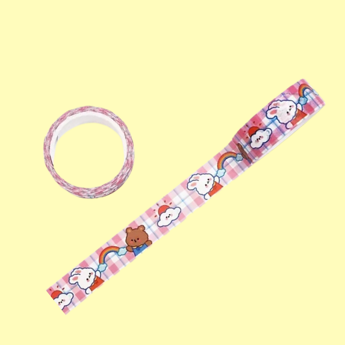 Kawaii Character Washi Tape Masking Tape