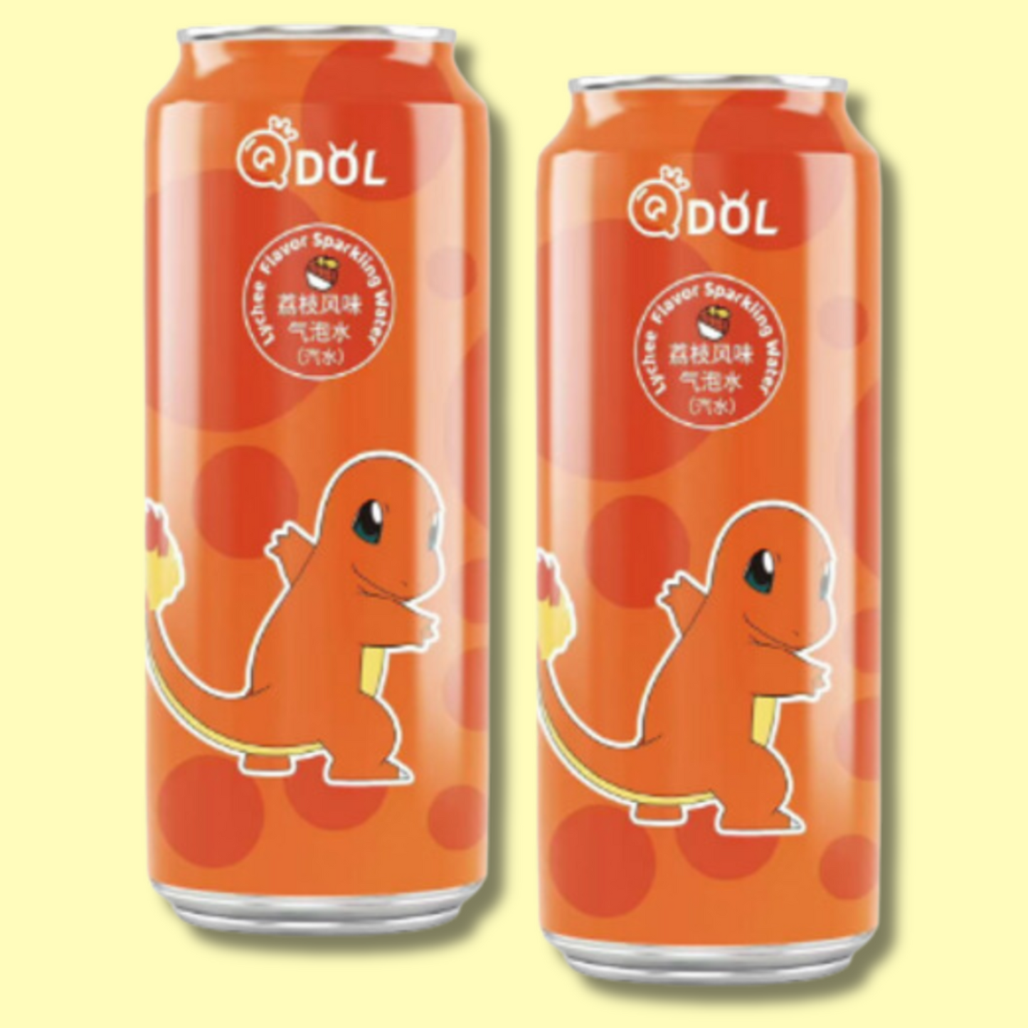 Pokemon Charmander Lychee Sparkling Water 500ml (QDOL) DATOVARE