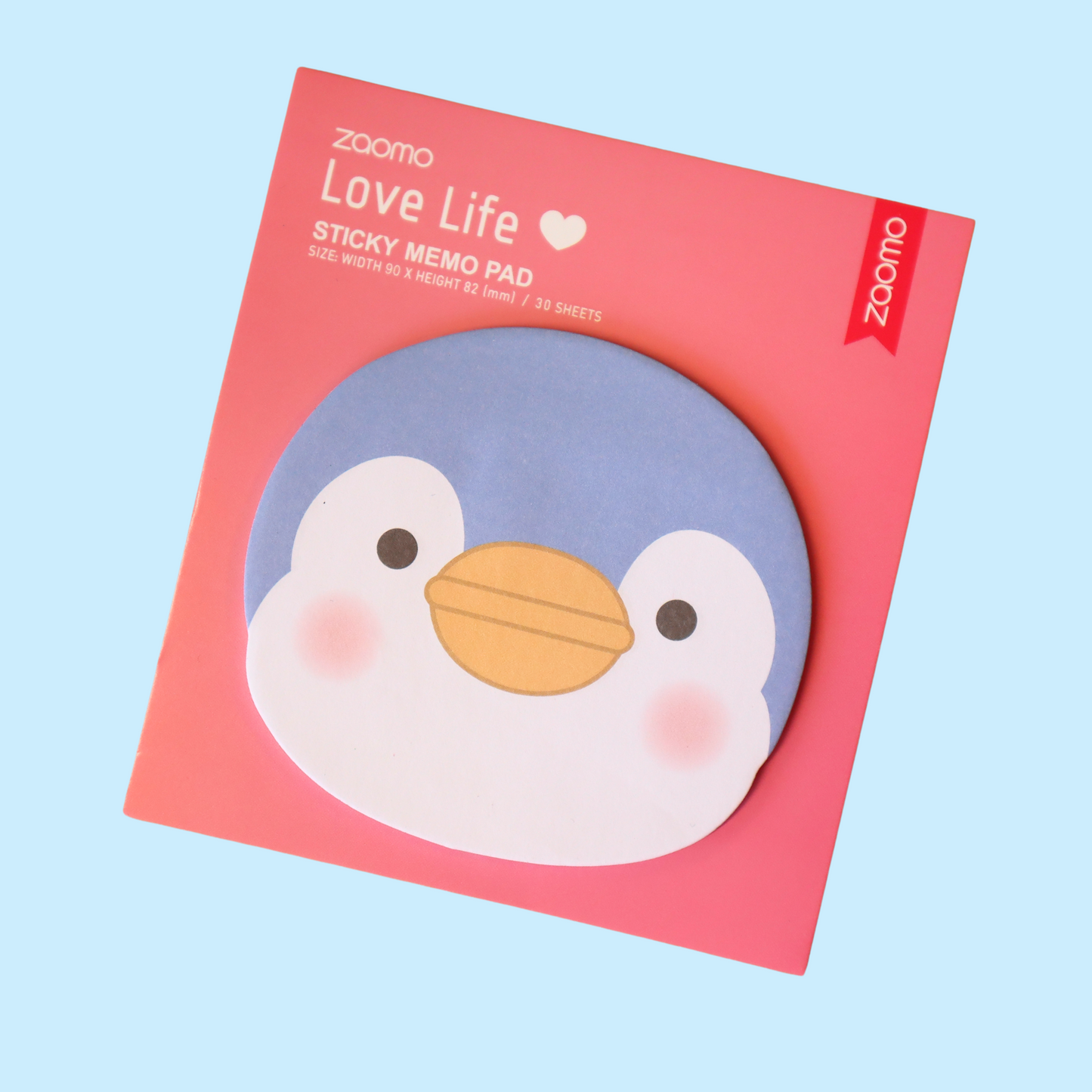 Stickynotes Cute Penguin Face 30-ark